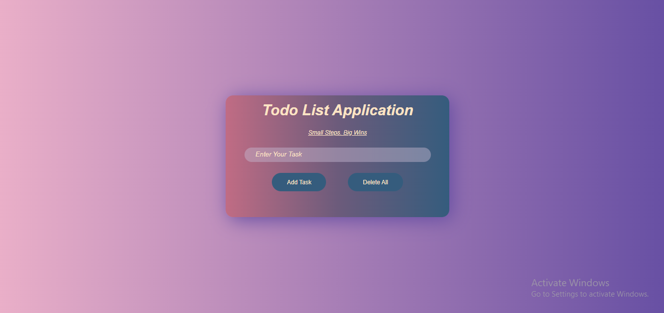 Todolist-Application